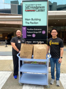 Bao delivering meals to first responders in Houston