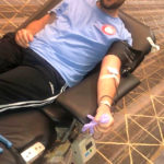 Mark gives blood in Norfolk