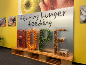 Mercedes at the Food Bank in Miami