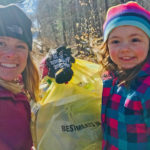 Whitney Collecting Trash in Portland, ME